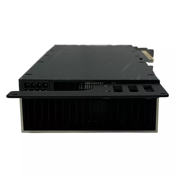 Side view of Nvidia A10G 24GB GPU focusing on the front side