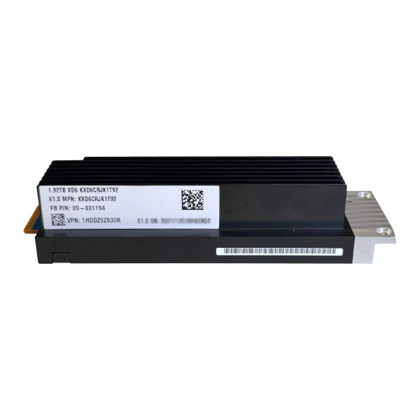 Kioxia 1.92TB NVMe Gen4 PCIe x4 SSD, XD6 1.3c, E1.S SED Kioxia 1.92TB NVMe Gen4 PCIe x4 SSD, XD6 1.3c, E1.S SED