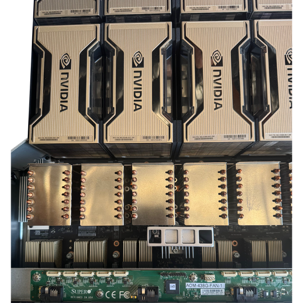 Supermicro 4U GPU Server with 8x A100 80GB SXM4