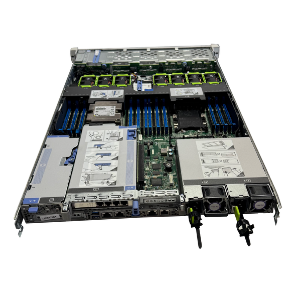 back view of the server