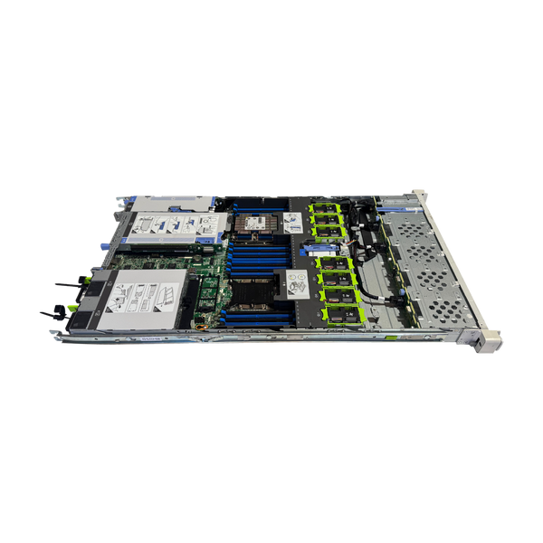 Side view of the server