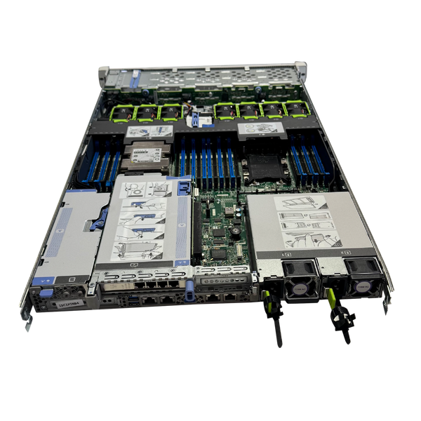 back view of the server