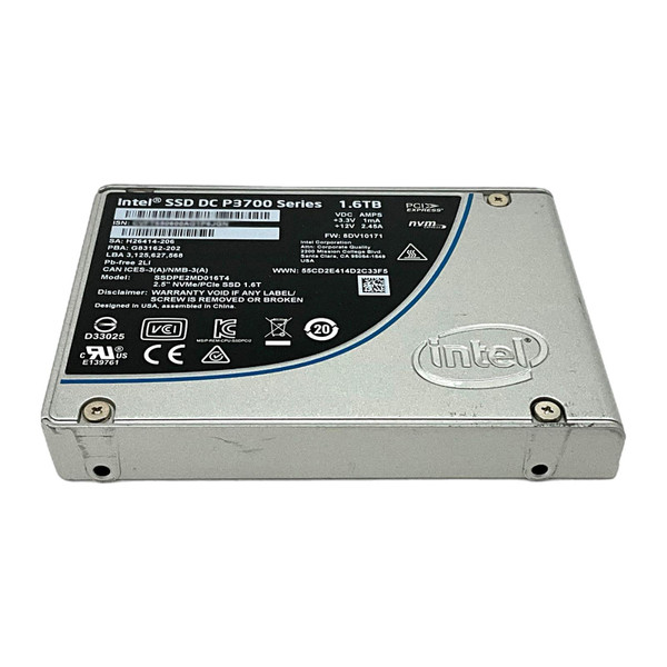 front view of 1.6TB NVMe