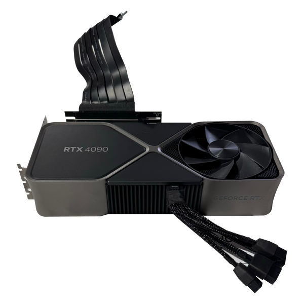 Side view of NVIDIA RTX 4090 Founders Edition GPU