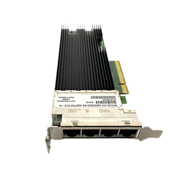 Front View Showing Quad Port & RJ45 Interface