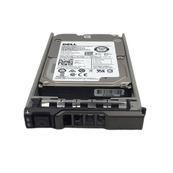 Aerial view of Dell 6WC9D 300GB SAS 2.5" drive