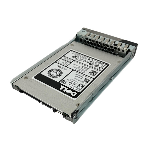 Left side view of Dell JGY8V 240GB SATA SSD 2.5" drive