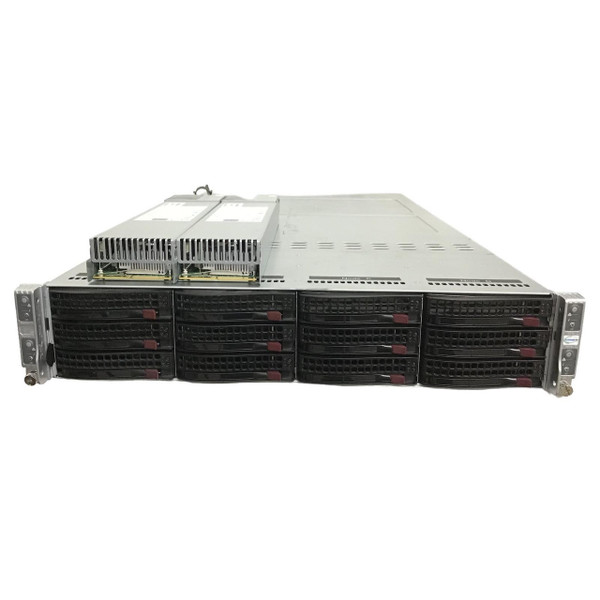 front view of 2U 4 Node 12 Bay LFF Server