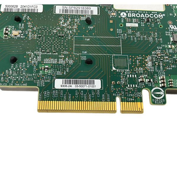 Zoom view of Broadcom 9306-24i 24 Port 12Gbps HBA Controller