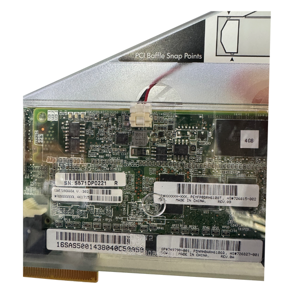 Zoom view of HP Smart Array P441 RAID Controller Card