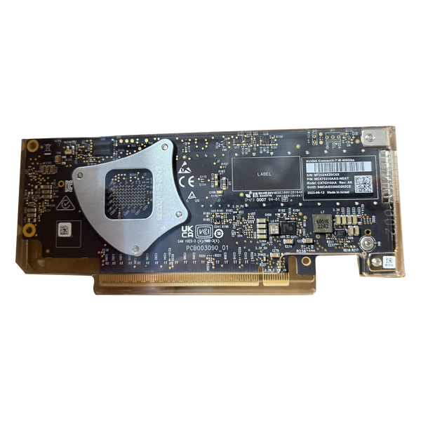 Back view of NVIDIA ConnectX-7 Network Adapter