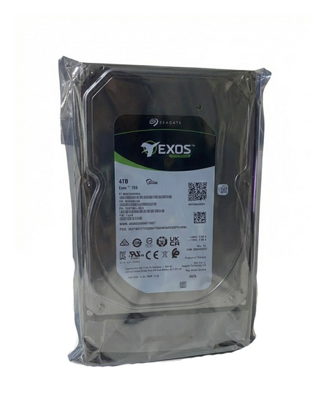 Front view of 4TB SATA ST4000NM000A Seagate drive in pack