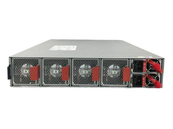 Back view of DCS-7280CR-48-F Arista switch