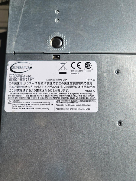 Nutanix/Supermicro UXP 12 bay Server X11DPU 2x Gold 6130 = 32 Cores 128GB RAM