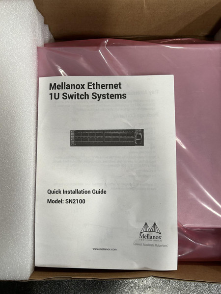 Installation guide for Mellanox MSN2100-CB2F