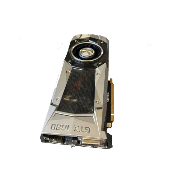 Front-down view of PNY GTX 1080 Graphics Card