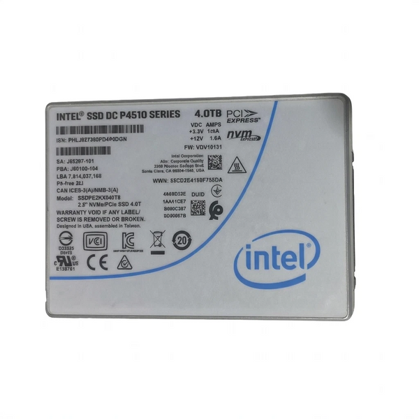 front view of SSDPE2KX040T8