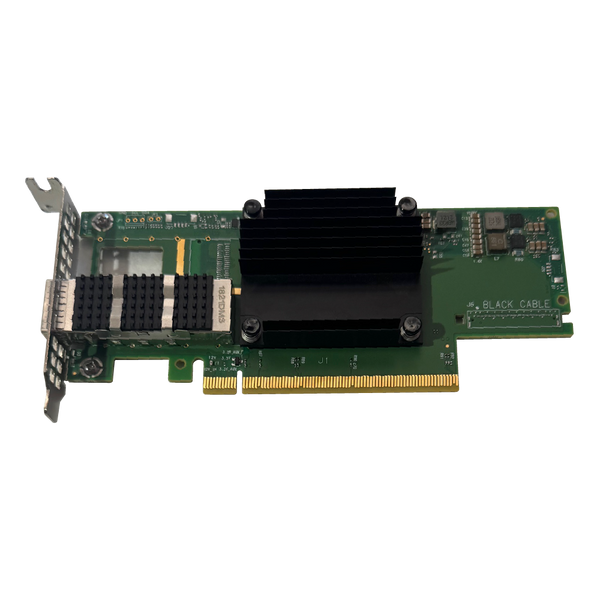 Front view of Mellanox MCX653105A-ECAT Network Adapter