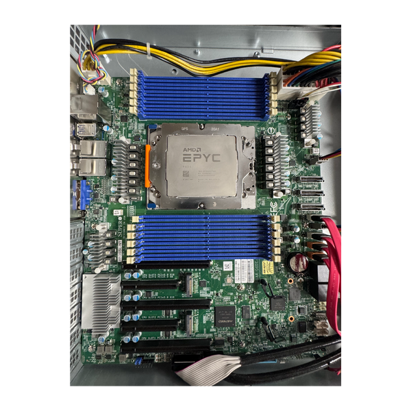 Supermicro GPU Server AMD Genoa 9654 96C 384GB DDR5 2x 3.84TB NVMe
