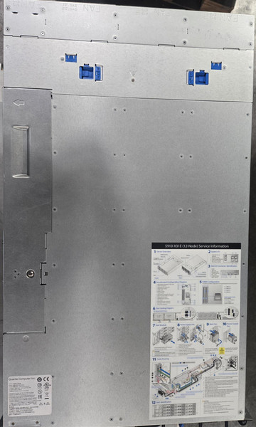 Quanta S910-X31E 3U 12 Node 48 SFF 2.5 Bays 2x PSU w/ Rails CTO