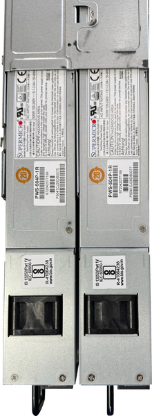 Photo of the dual power supply