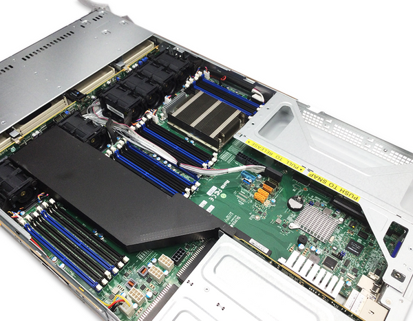 1U Supermicro Server 4x 10GBase-T 2x E5-2650 V3 2.3Ghz 20C 256GB DDR4 with Rails