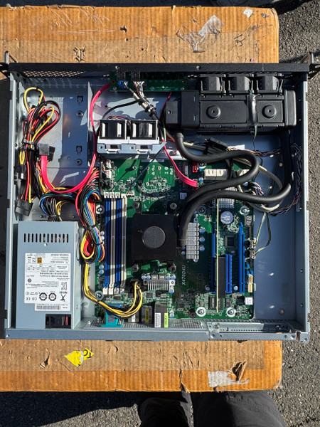 ASRock 1U Rack Server X470D4U with AM4 Liquid Cooled 1U2LW CTO