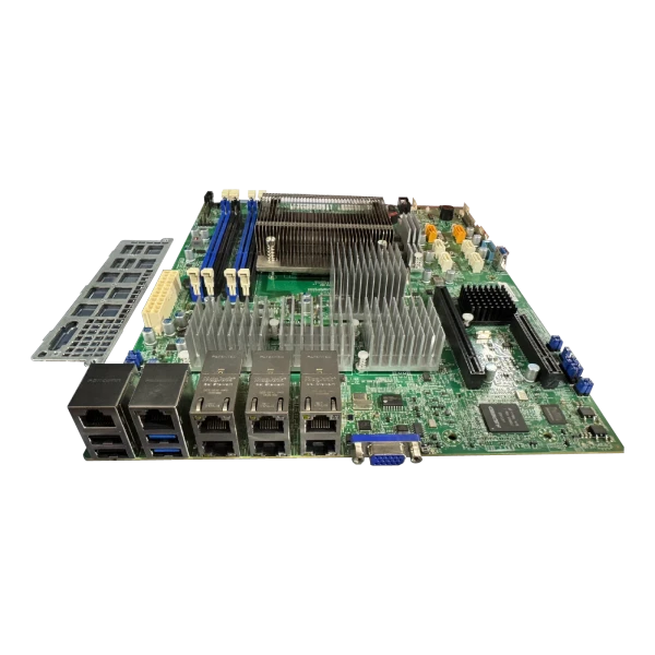 Supermicro X10SLH-N6-ST031 Mobo w/E3-1241 V3 CPU 32GB DDR3 Heatsink & I/O Shield