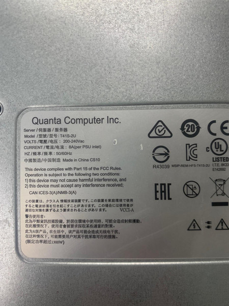 QCT 2U 4-Node 12 3.5" LFF DDR4 LGA2011-3 8x Xeon E5-2680 v4