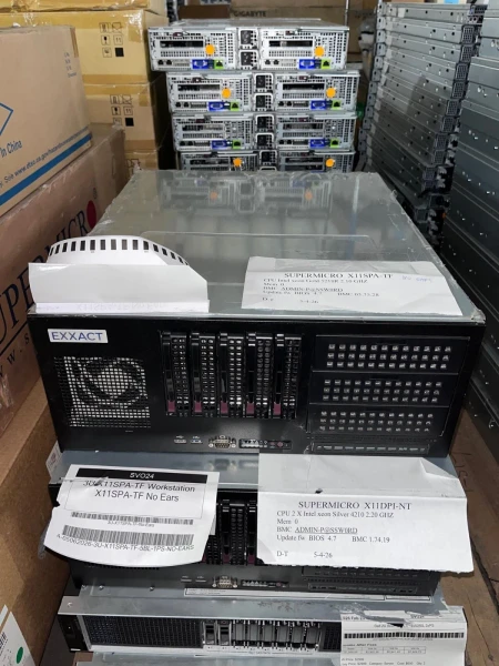 Supermicro X11SPA-TF GPU Desktop Server Xeon 5218R 20 Core 32GB DDR4 7x PCI-E