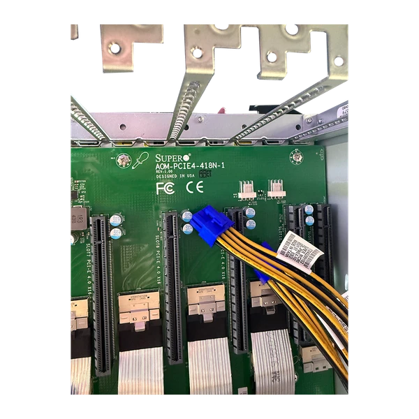 4U AS-4124GS-TNR 2x EPYC 7B13 64Cores 64GB 8x PCI-e AI Server