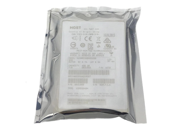 NEW 400GB SAS SSD HGST Ultrastar 2.5" Server SSD Drive 12Gbps
