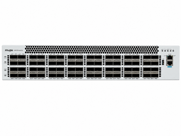 Ruijie B6520-64CQ 64-port QSFP28 high-density data center network switch front panel