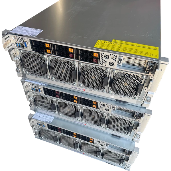 Supermicro 4U 8x A100 80GB GPU Server 2x AMD EPYC CPU 1TB DDR4