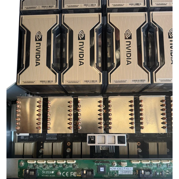 Supermicro 4U 8x A100 80GB GPU Server 2x AMD EPYC CPU 1TB DDR4