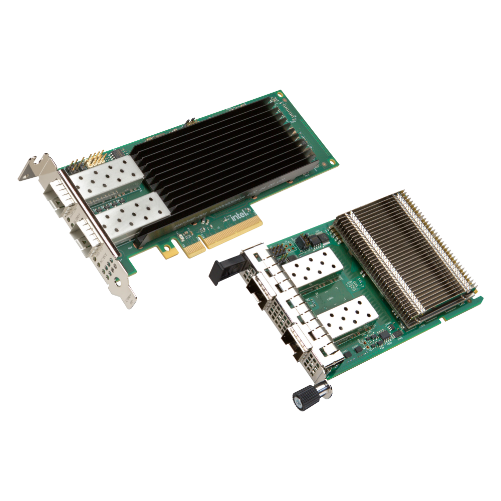 Intel E830 & E610 dual port network adapters
