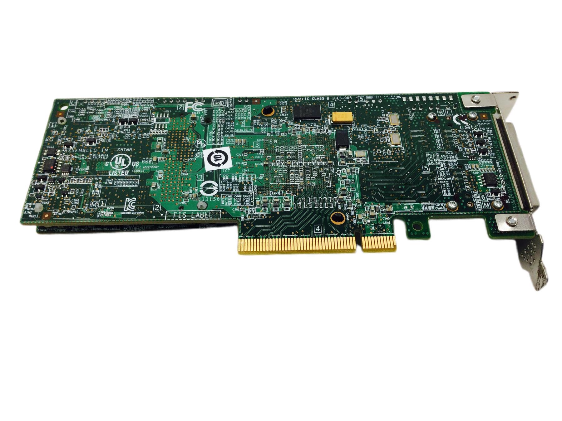 MegaRAID SAS 6GB/s Dual Port External SAS RAID 6 Controller 1G ...