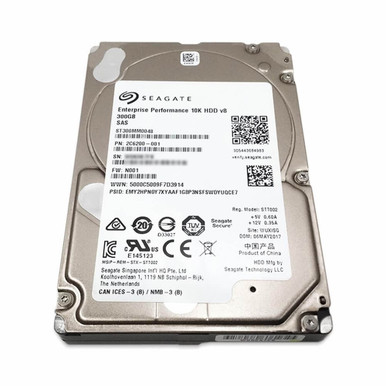 PCパーツ SEAGATE HDD 300GB SAS 6G 2.5'' 10K wyw801m Seagate 300GB 2.5in SAS Hard Drive ST300MM0048