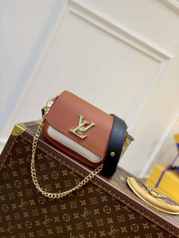 Louis Vuitton M59491 Lockme Tender Handbag Brown