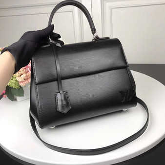 Louis Vuitton M41312 LV M41305 Cluny BB Bag Epi Leather Black
