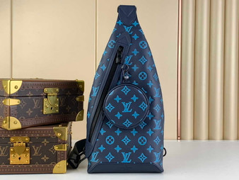 Louis Vuitton Duo Slingbag M46562 Navy River Blue Monogram