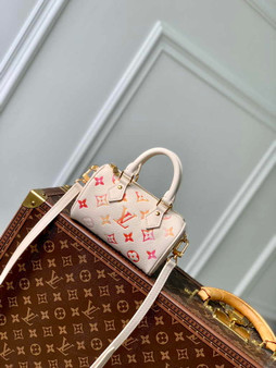 Louis Vuitton Nano Speedy Bag M83452 Sunrise Aquarelle Leather