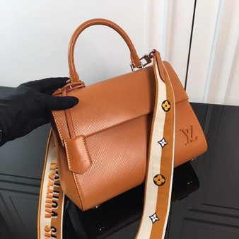 Louis Vuitton M41312 Cluny BB Bag Epi Leather Tan