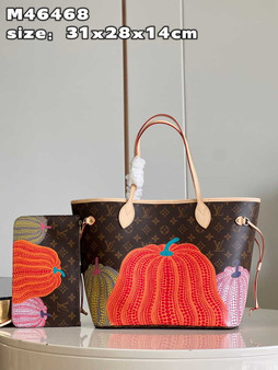 Louis Vuitton M46468 LV x YK Neverfull MM Bag Monogram
