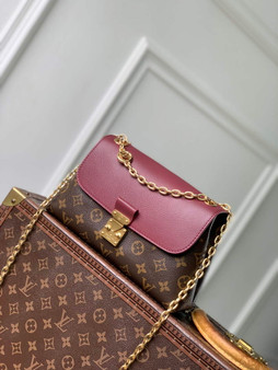 Louis Vuitton Madeleine BB Bag, M28587 Monogram Bordeaux - Default Title - View 1