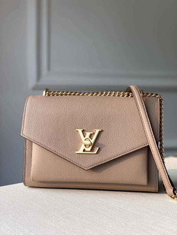 Louis Vuitton Mylockme Chain Bag M51418 Light Pink Leather