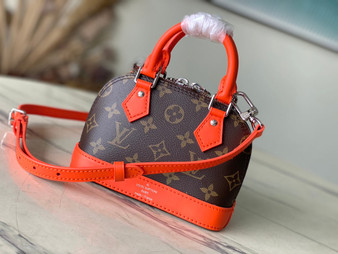 Louis Vuitton Nano Alma Monogram M83205 Orange