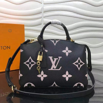 Louis Vuitton M58913 Petit Palais Bicolor Monogram Leather Black