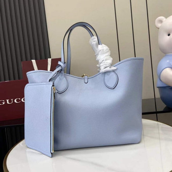 Gucci Totissima large reversible tote bag �?39112 Blue leather