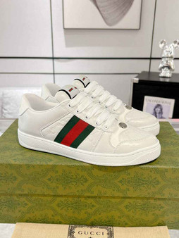 Gucci Screener sneaker �?98785 White leather